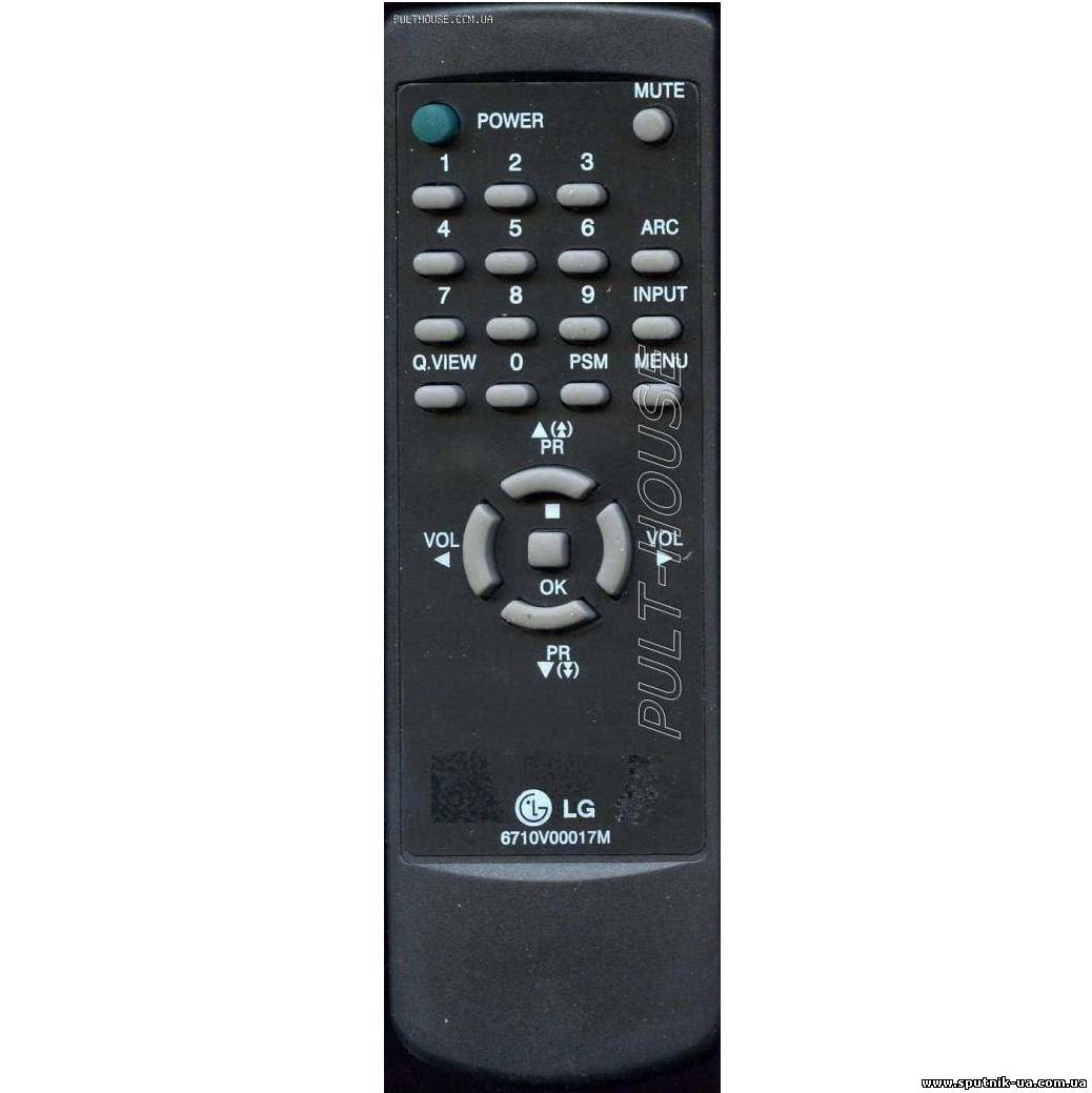 TV пульт 9-15 LG 6710V00017M (SYS 00/DATA 0C 4/IC 3010)
